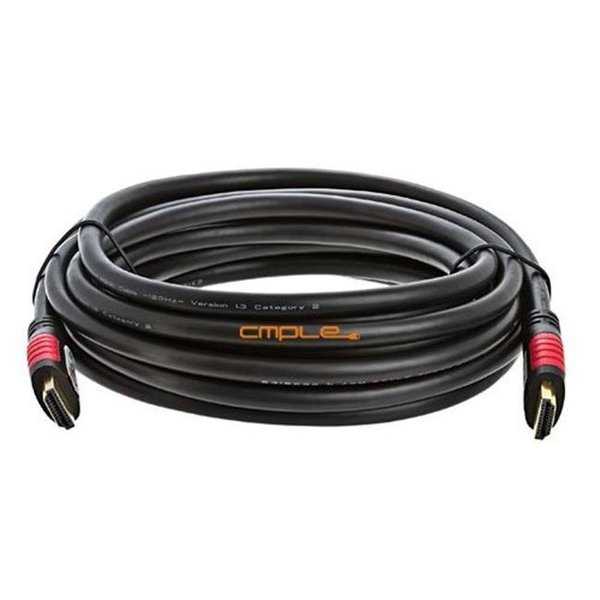 Cmple Cmple HD-15BK 15ft Ultra High Speed HDMI Cable  Version 1.3  Category 2  1080p  Black HD-15BK